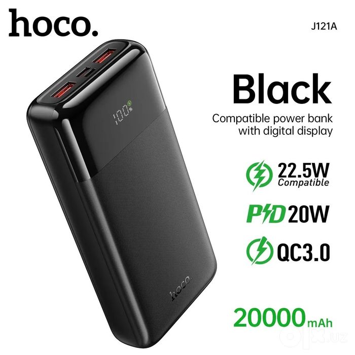 PowerBank Hoco, Remax, Borofone 10 000 mAh, 20 000 mAh, Повербанк