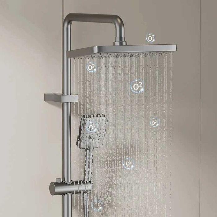 Термостатен душ с 4 функции и бутони тип "пиано"