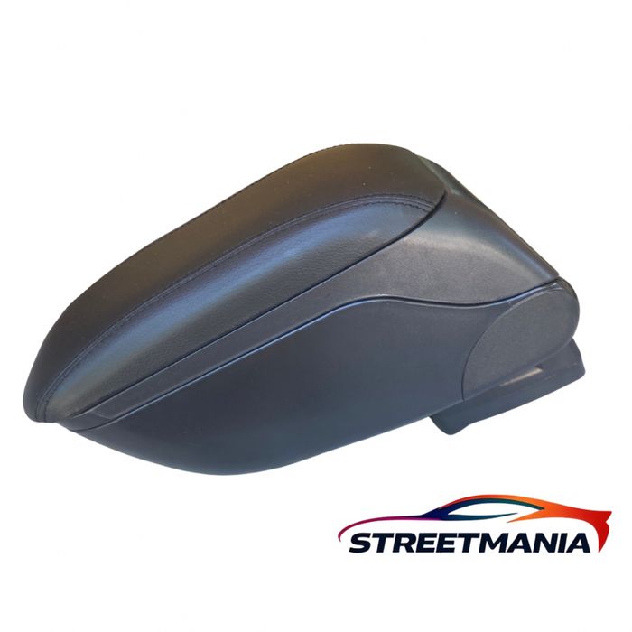 Универсален автомобилен подлакътник с кожена тапицерия