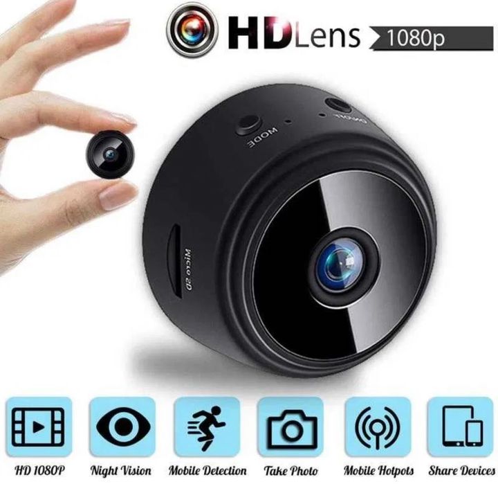 Мини HD Камера V380 Pro Wireless SD Card