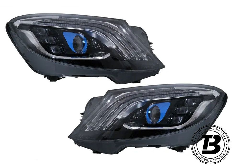 Faruri FULL LED compatibile cu Mercedes S Class W222 Facelift Design