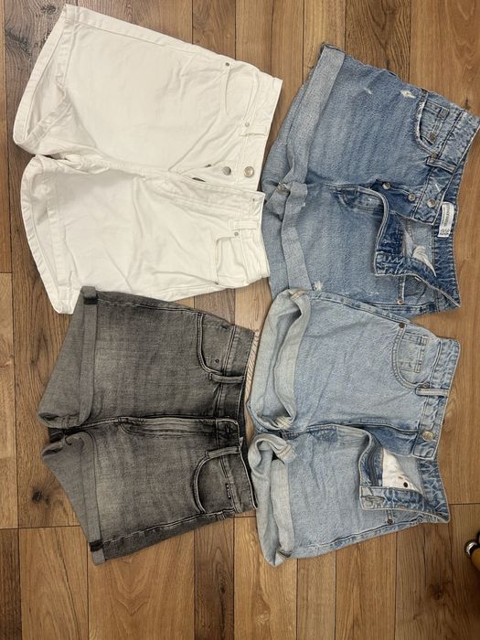 Сет от 4 бр. къси дънки Zara, Stradivarius, G-star.