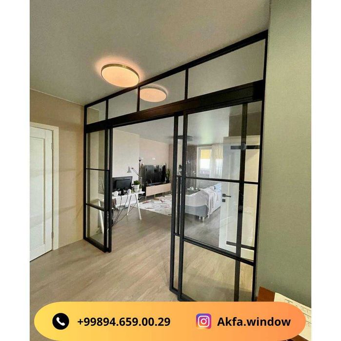 Akfa eshik Akfa rom oyna Бенкам Раздвижной Витражы Окна и двери