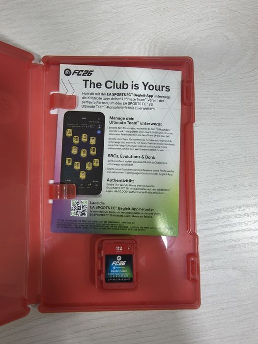 FC 26 Switch 2 key card