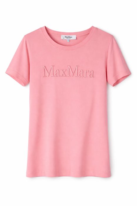 Розова тениска Max Mara с лого