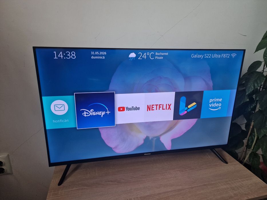 TV Smart Hisense diagonala 100cm / 40 inch