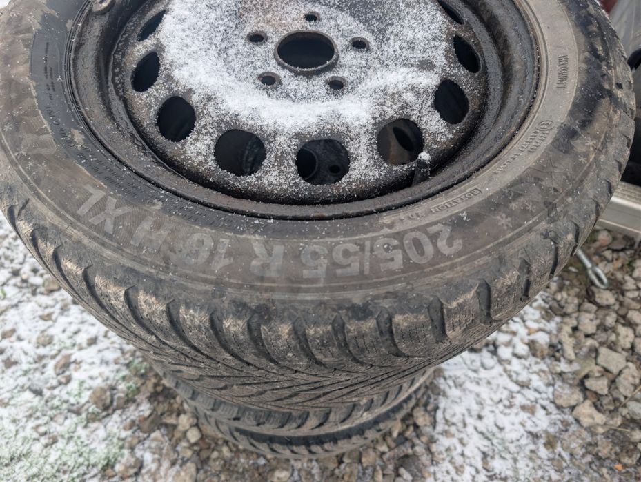 Roti iarna Volkswagen 5x112 R16 Anvelope 205 55 R16 Complete