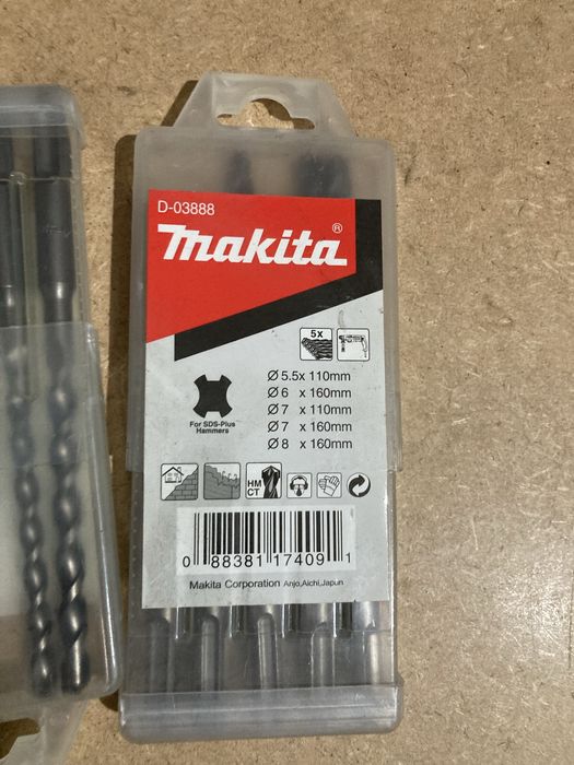 Burghie Sds Plus Makita Set de 5 Bucati