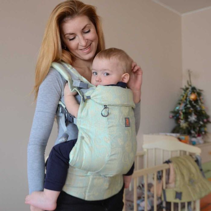 РАЗПРОДАЖБА | 6м+ | Ергономична раница Nashsling Next Linen (100% лен)