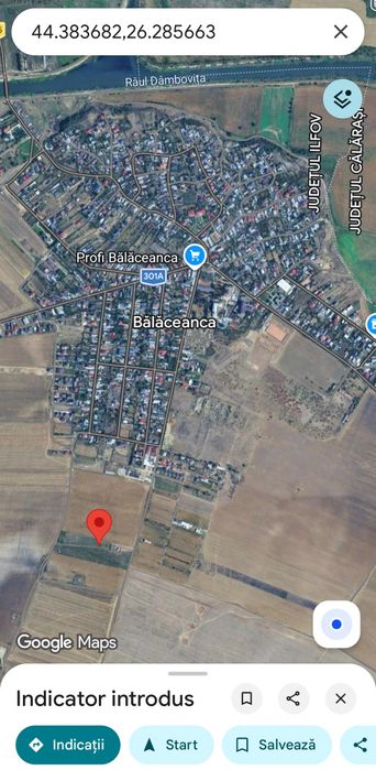 Vand teren intravilan Balaceanca - Com. Cernica  429mp negociabil