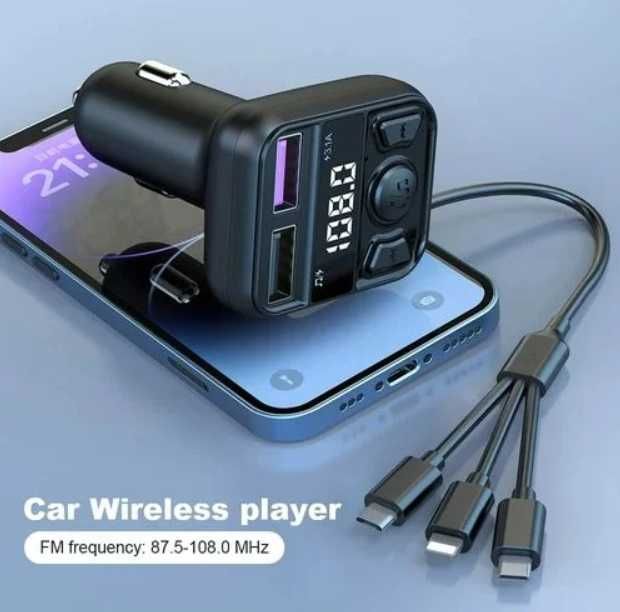 Трансмитер + зарядно с 3 Кабела CS10 A-3866