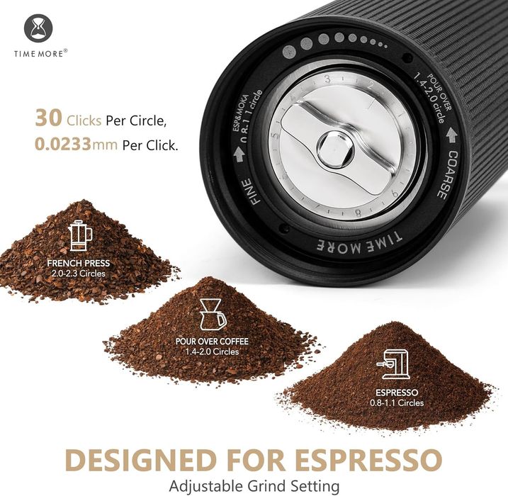 Timemore Chestnut C3 ESP Pro Fold Black - DE ръчна кафемелачка кафе