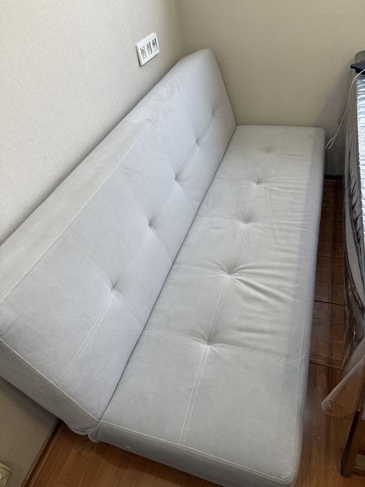 Диван раскладной серый