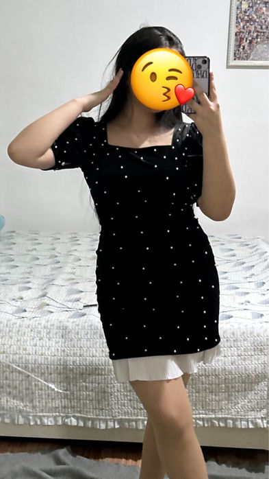 Қара қысқа көйлек,8000тг