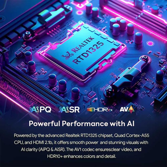 ТВ бокс RT-X3 2025 на Android 14, (4+32 ГБ ) A55 1325 CPU , 4K UHD