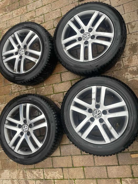 Jante R16, VW, 205/55/16, Anvelope Iarnă