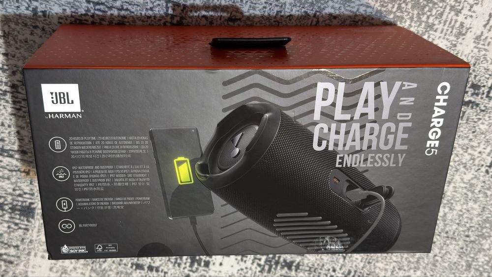 Boxa  JBL  Charge 5 – Nouă, sigilată !