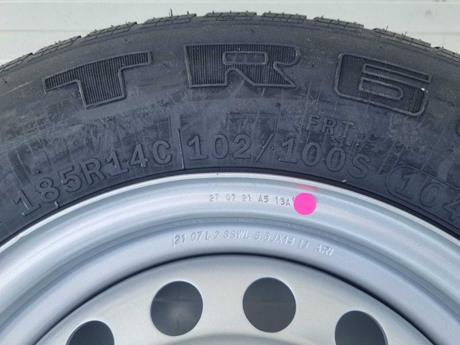Roata 185 R14C, 102S, Anvelopa Security pe Janta 5.5Jx14