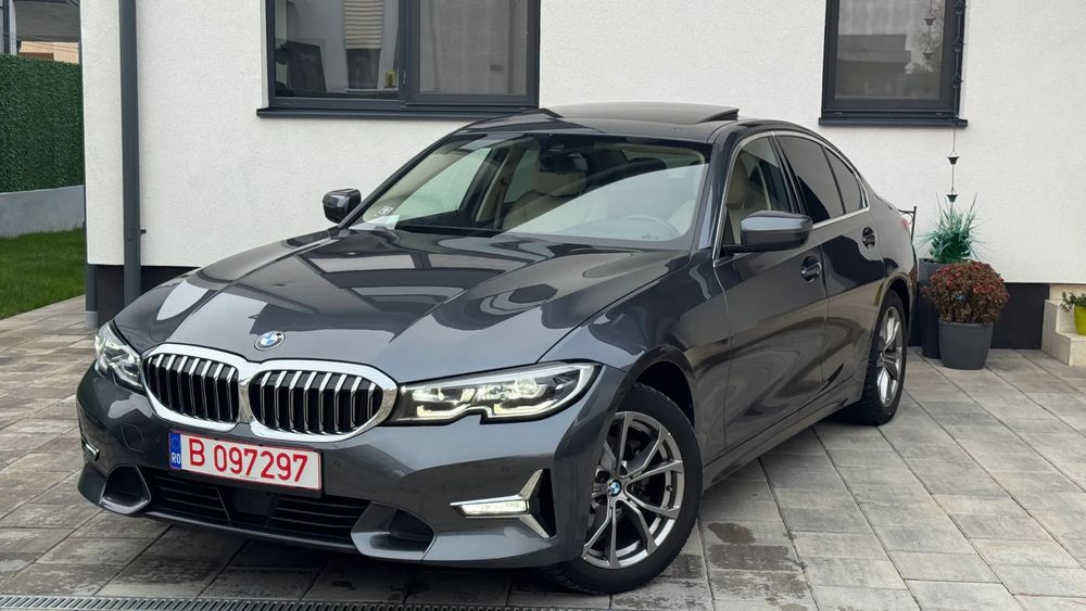 BMW Seria 3 BMW 318i Luxury Line - Piele bej - Trapa- Ambientale - Incalzire !