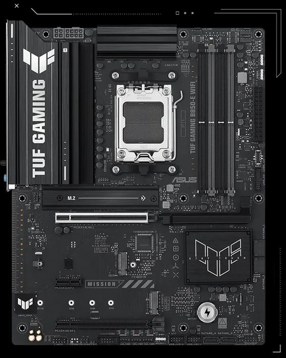Ryzen 7800x3D, Corsair Vengeance 32 GB RGB, Asus TUF B850-E Gaming