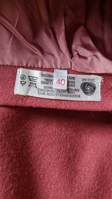 Deux pieces lana 85%, poliamid 15%, marimea 40, liliachiu