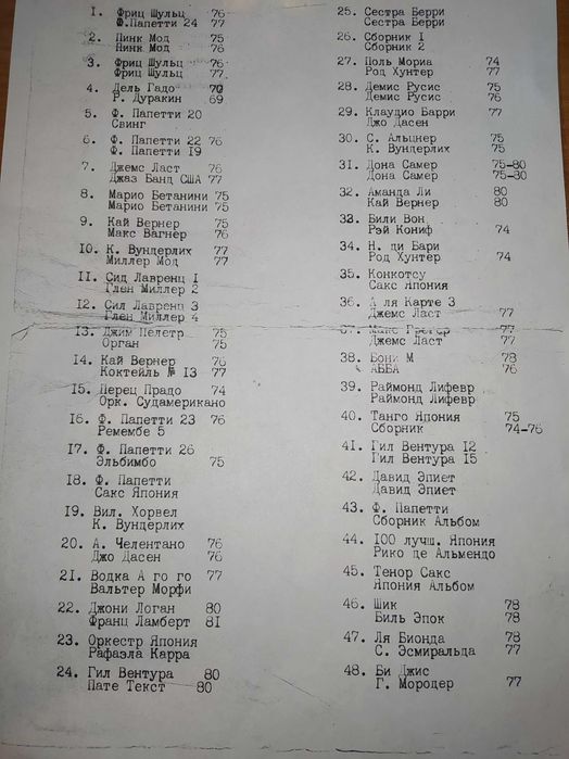 Магнитная лента, катушки.