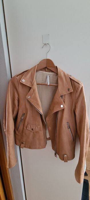 Кожаная женская косуха