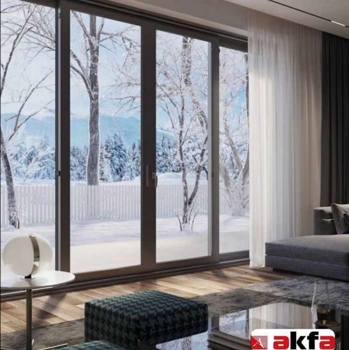 Пластиковые окна и двери Akfa rom Engelberg Акфа Витражи + ремонт окон