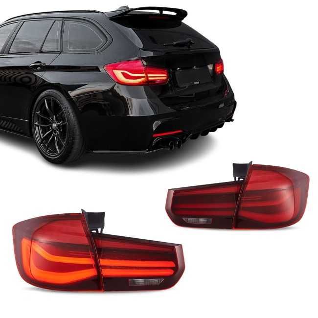 Set Stopuri Lampi LED BMW Seria 3 F31 Break Model LCI Facelift culoare Rosu