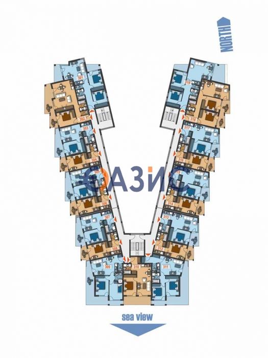 Продава се Едностаен апартамент в Свети Влас - 40 кв.м за 751 €/кв.м - Снимка #12