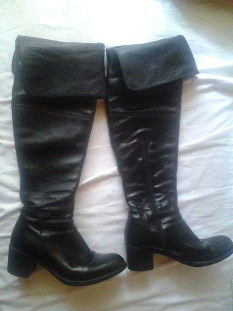 cizme inalte din piele marime 37