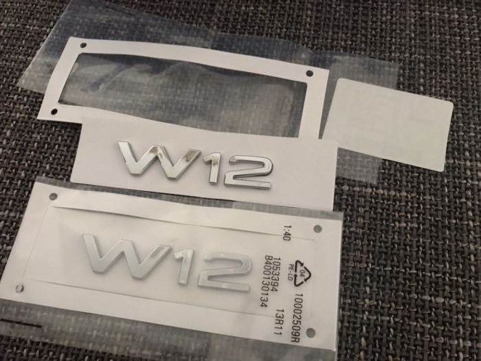 Emblema Audi W12
