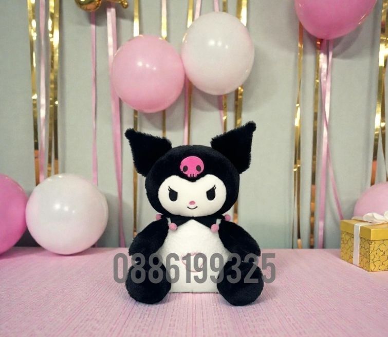 Интерактивна Дишаща плюшена играчка Kuromi Hello Kitty Куроми музикалн
