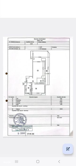 Mamaia Central 2 camere frontal la mare mobilat utilat parcare liber