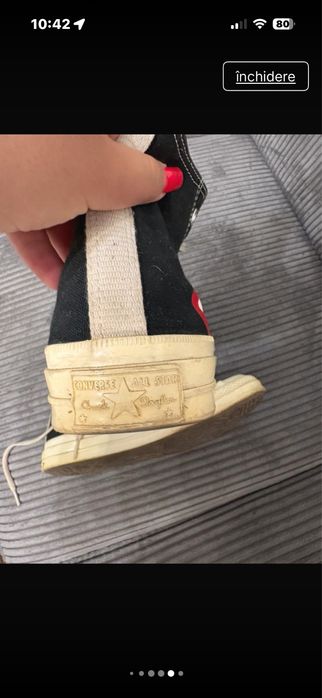 converse comme des garcons
