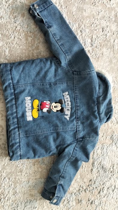 Geacă de blugi cu personajul mickey copii