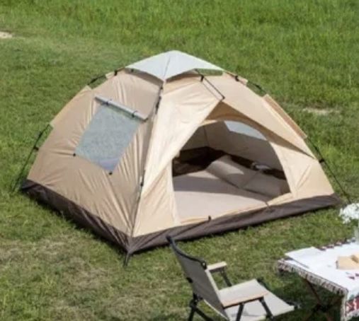 Быстрораскладывающаяся палатка дЛя кемпинга, 2-3 человека,водонепрониц