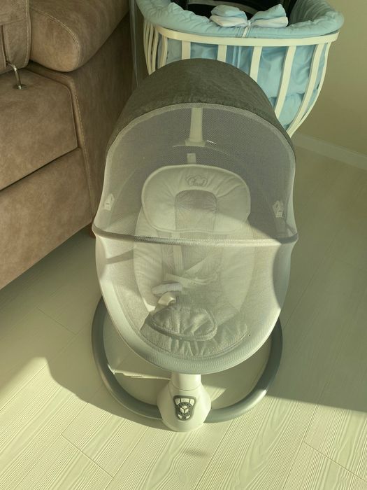 CANGARO  люлка - шезлонг CLOUD БЯЛО/СИВА