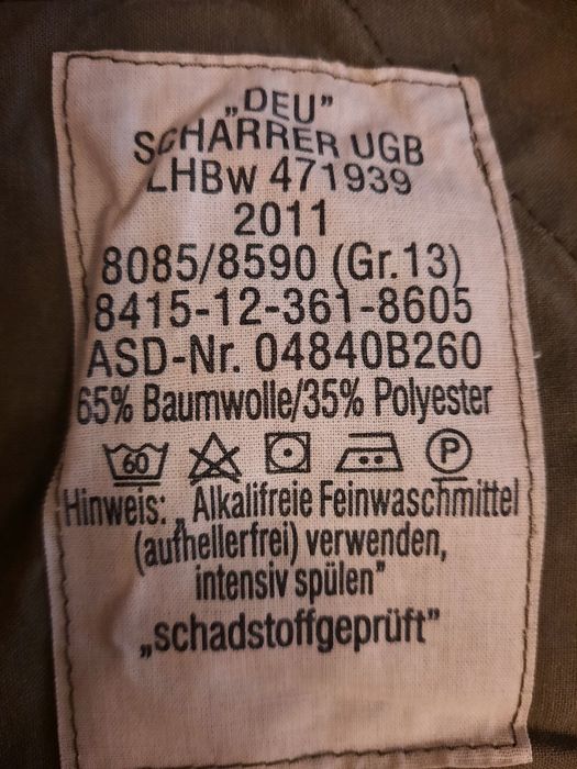 Продам брюки Бундесвера .читайте описание