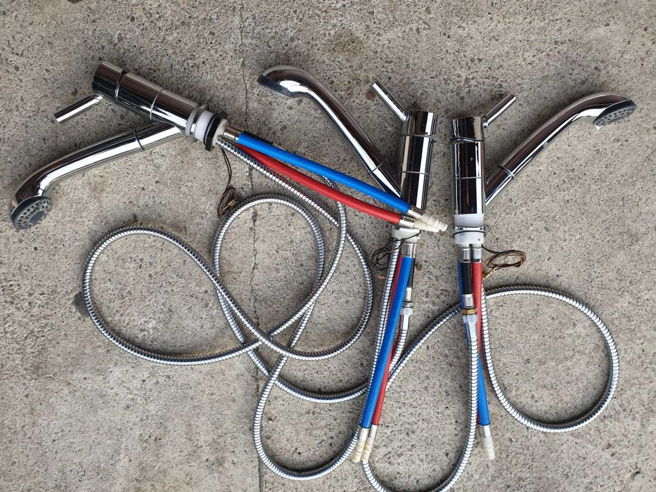 Baterii de apa pentru rulote cu si fara microcontact, import Germania