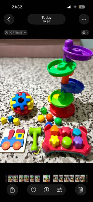 Детски, активни играчки тип “Монтесори”