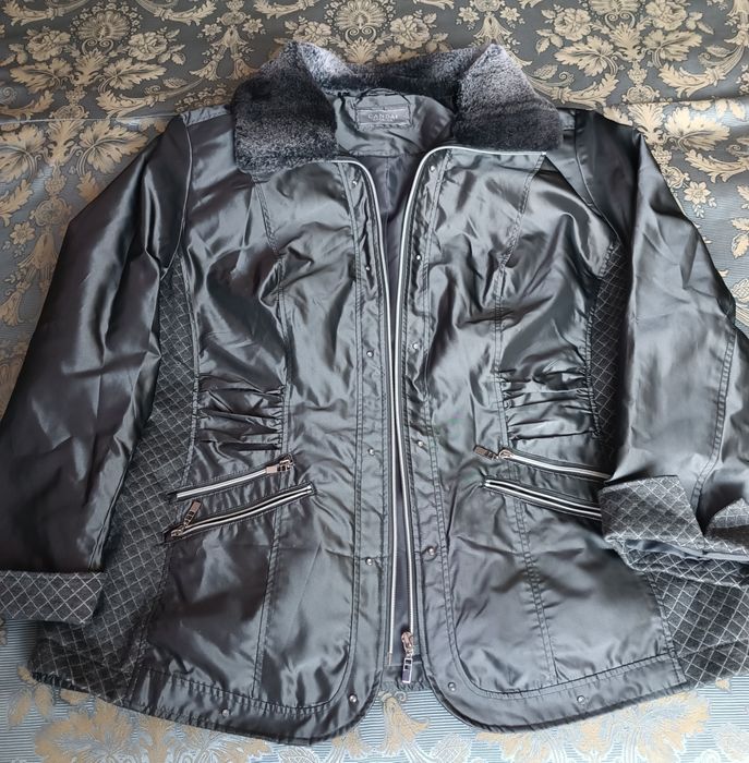 Дамско пролетно сиво яке