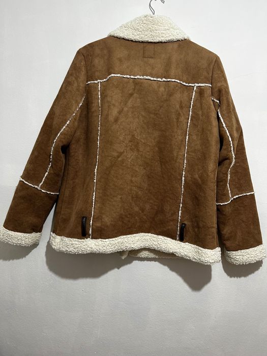 Дамско велурено яке с каракул