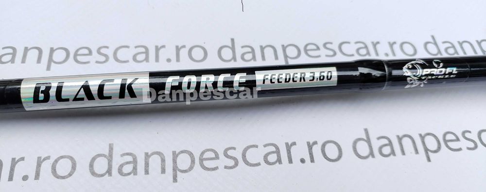 Lanseta FEEDER PROFL Black Force Feeder 3,60metri din 2 seg A;60-180gr