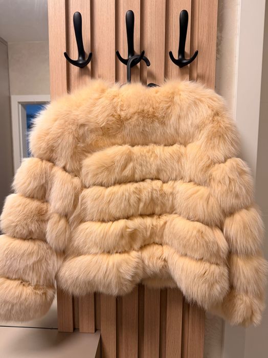 Палто естествен косъм лисица