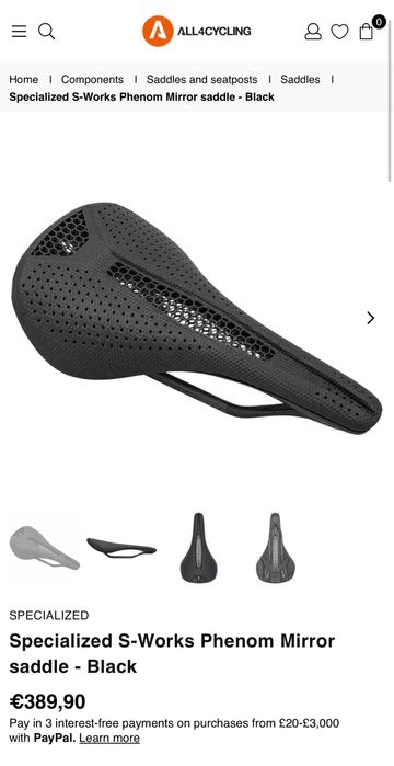 Sa ciclism Specialized S-Works Phenom 143mm Mirror 3D print