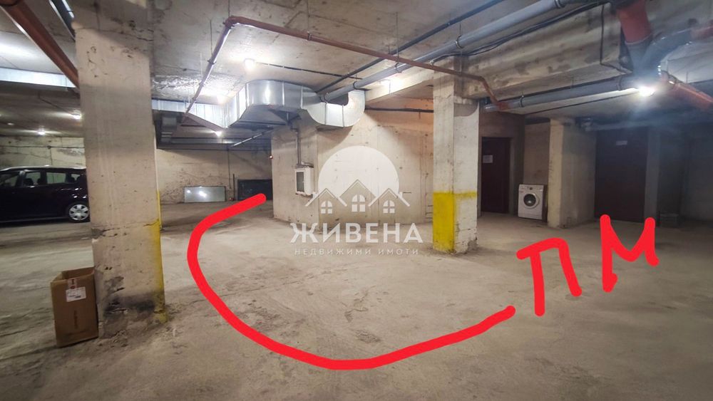 Продава паркомясто в подземен гараж с платформа, Цветен квартал