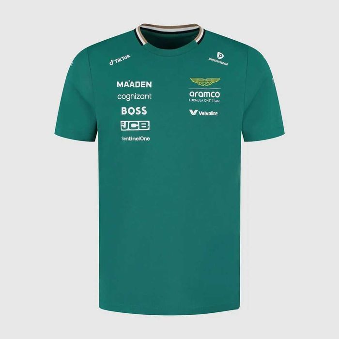 Aston Martin x Hugo Boss F1 Team T-Shirt - Оригинална мъжка тениска