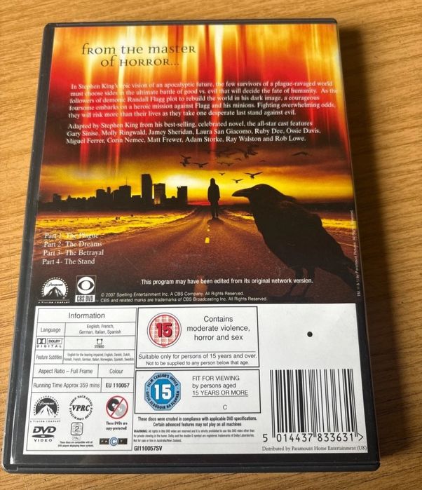Stephen King's the Stand DVD (2007) Gary Sinise,