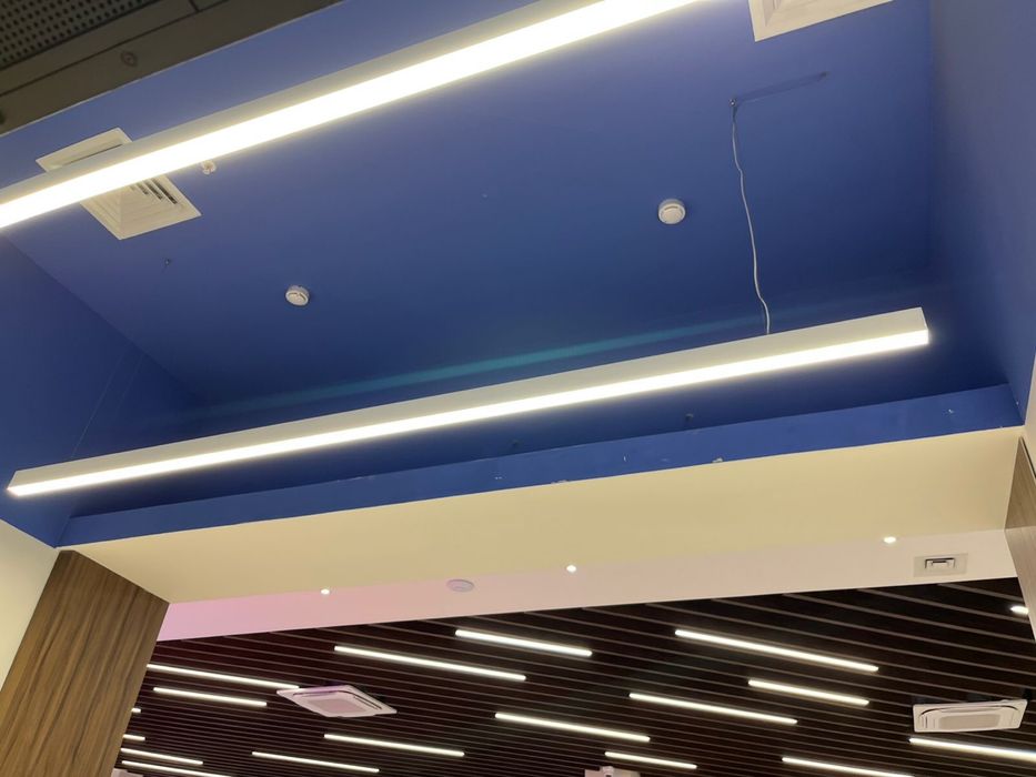 Подвесной линейный LED светильник 2,9 м